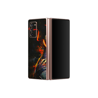 Samsung M/F/Note/Flip and C Phone Skins (All Models) - Black Panther - 3D Embossed Finish (L-190) Samsung Galaxy Z Fold 2