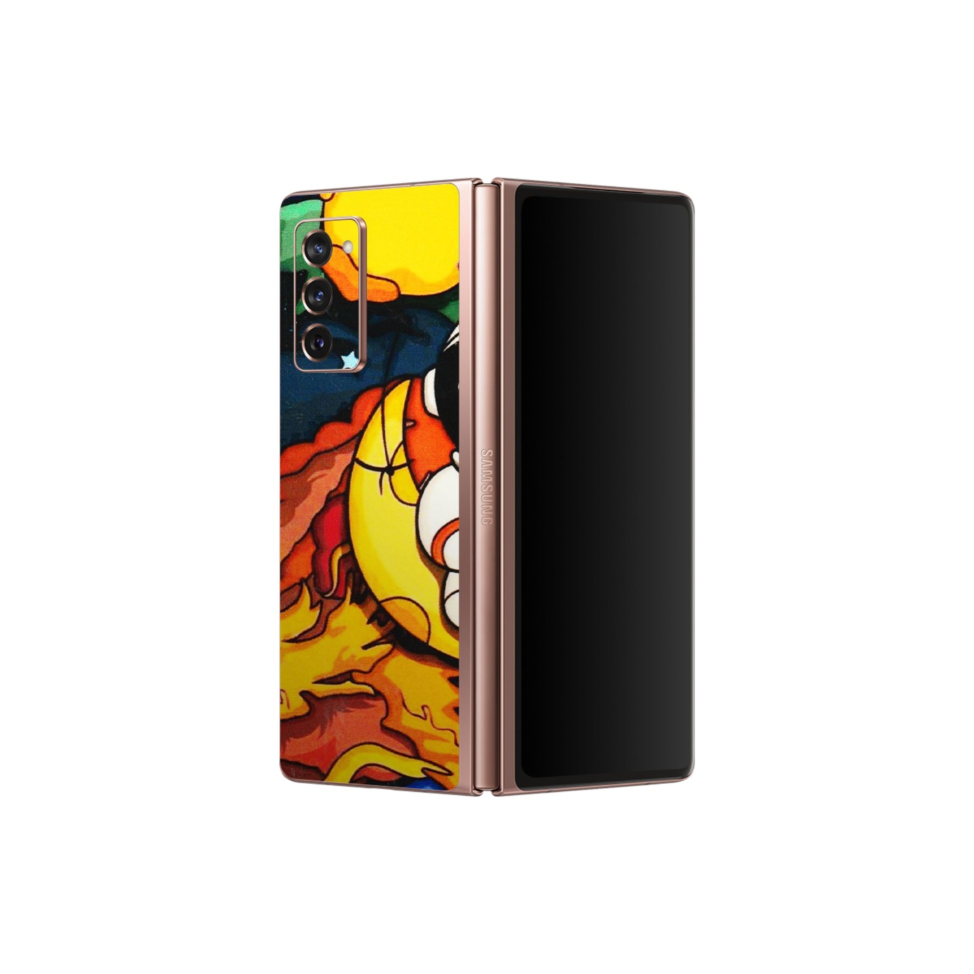 Samsung M/F/Note/Flip and C Phone Skins (All Models) - Baby Astronaut - 3D Embossed Finish (L-197) Samsung Galaxy Z Fold 2