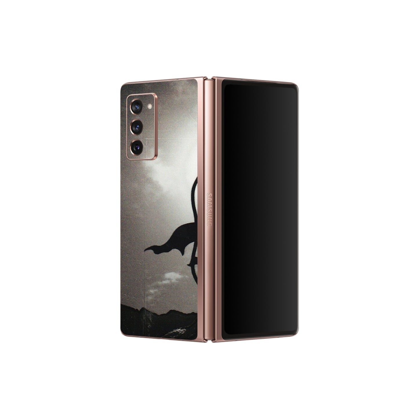 Samsung M/F/Note/Flip and C Phone Skins (All Models) - Jai Siya Ram - 3D Embossed Finish (L-200) Samsung Galaxy Z Fold 2