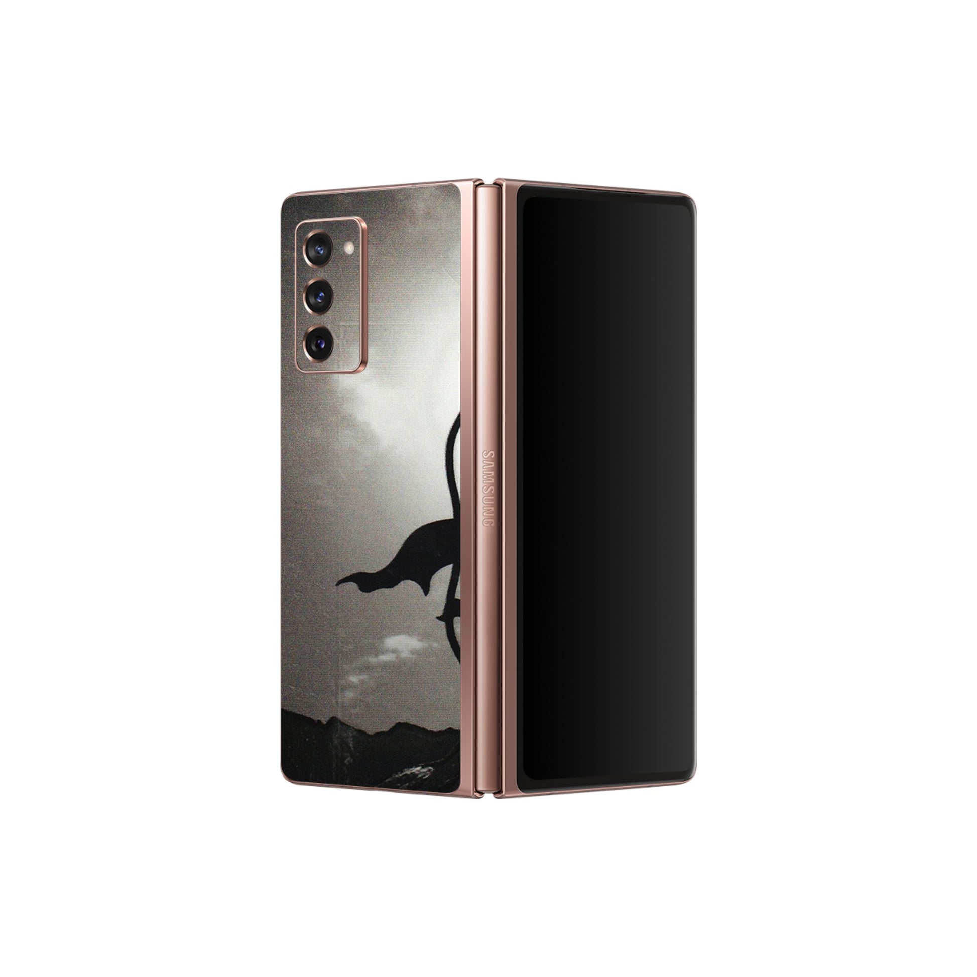 Samsung M/F/Note/Flip and C Phone Skins (All Models) - Jai Siya Ram - 3D Embossed Finish (L-200) Samsung Galaxy Z Fold 2