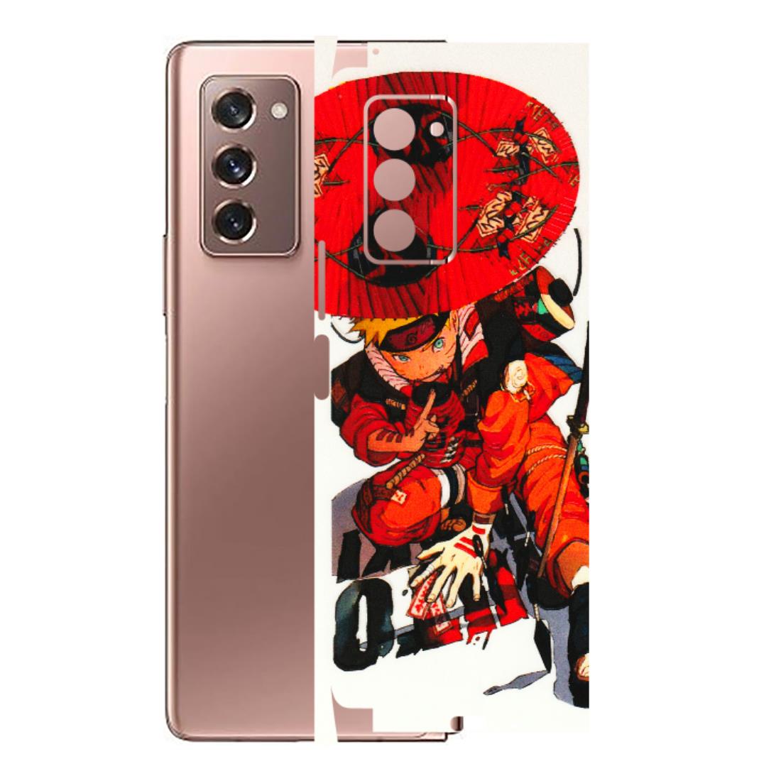 Samsung M/F/Note/Flip and C Phone Skins (All Models) - Naruto - 3D Embossed Finish (L-208) Samsung Galaxy Z Fold 2