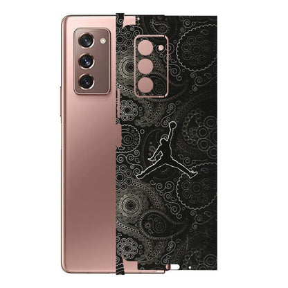 Samsung M/F/Note/Flip and C Phone Skins (All Models) - Basketball Player Artwork - 3D Embossed Finish (L-215) Samsung Galaxy Z Fold 2