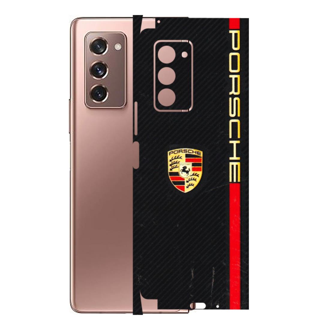 Samsung M/F/Note/Flip and C Phone Skins (All Models) - Premium Porsche - 3D Embossed Finish (L-225) Samsung Galaxy Z Fold 2