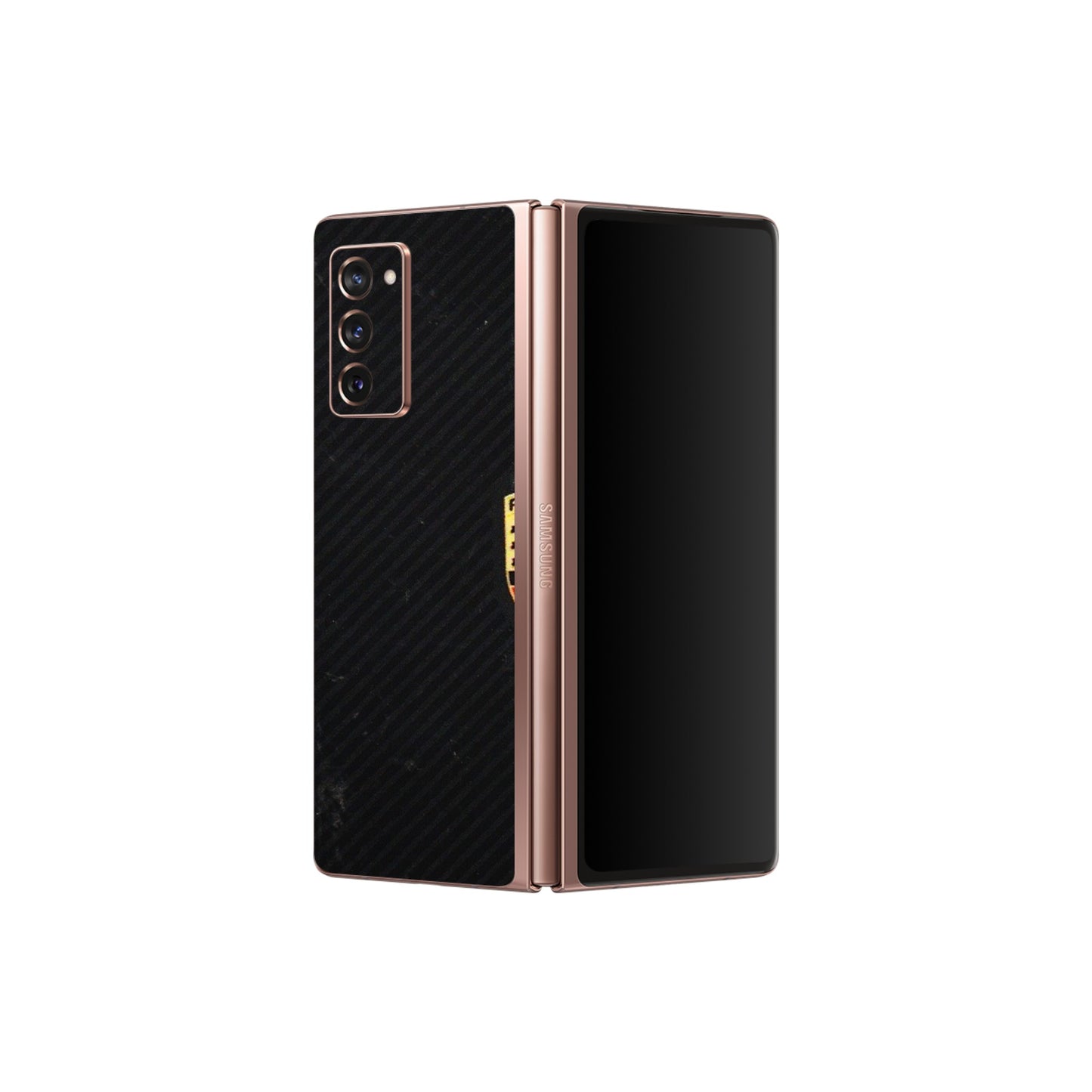 Samsung M/F/Note/Flip and C Phone Skins (All Models) - Premium Porsche - 3D Embossed Finish (L-225) Samsung Galaxy Z Fold 2