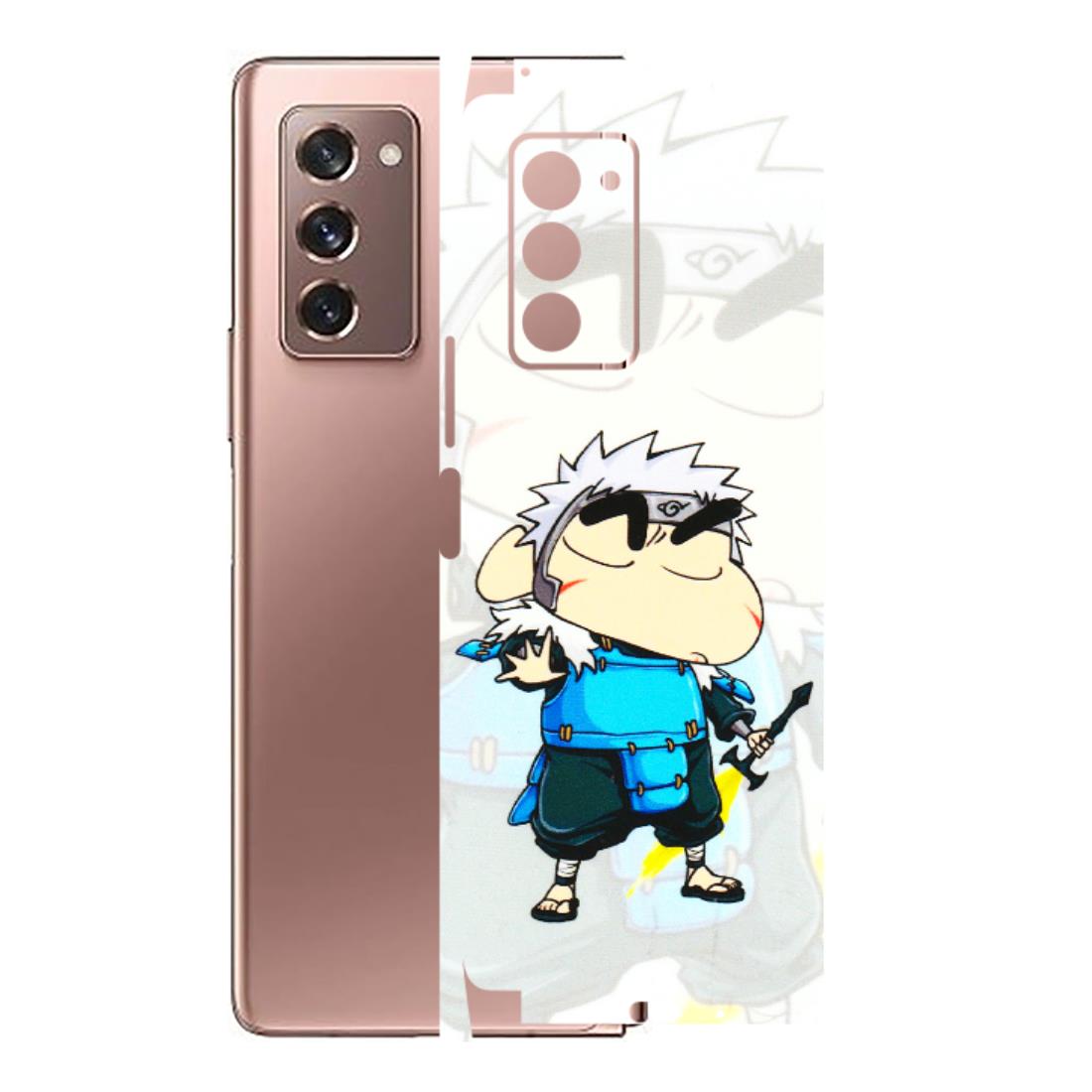 Samsung M/F/Note/Flip and C Phone Skins (All Models) - Angry Young Shinchan - 3D Embossed Finish (L-226) Samsung Galaxy Z Fold 2