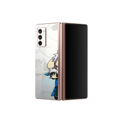 Samsung M/F/Note/Flip and C Phone Skins (All Models) - Angry Young Shinchan - 3D Embossed Finish (L-226) Samsung Galaxy Z Fold 2