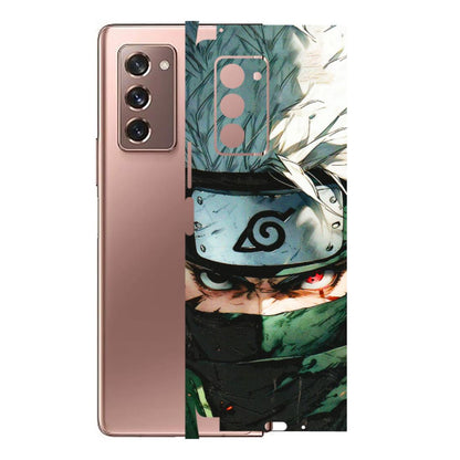Samsung M/F/Note/Flip and C Phone Skins (All Models) - Kakashi Red Eye Focus - 3D Embossed Finish (L-227) Samsung Galaxy Z Fold 2