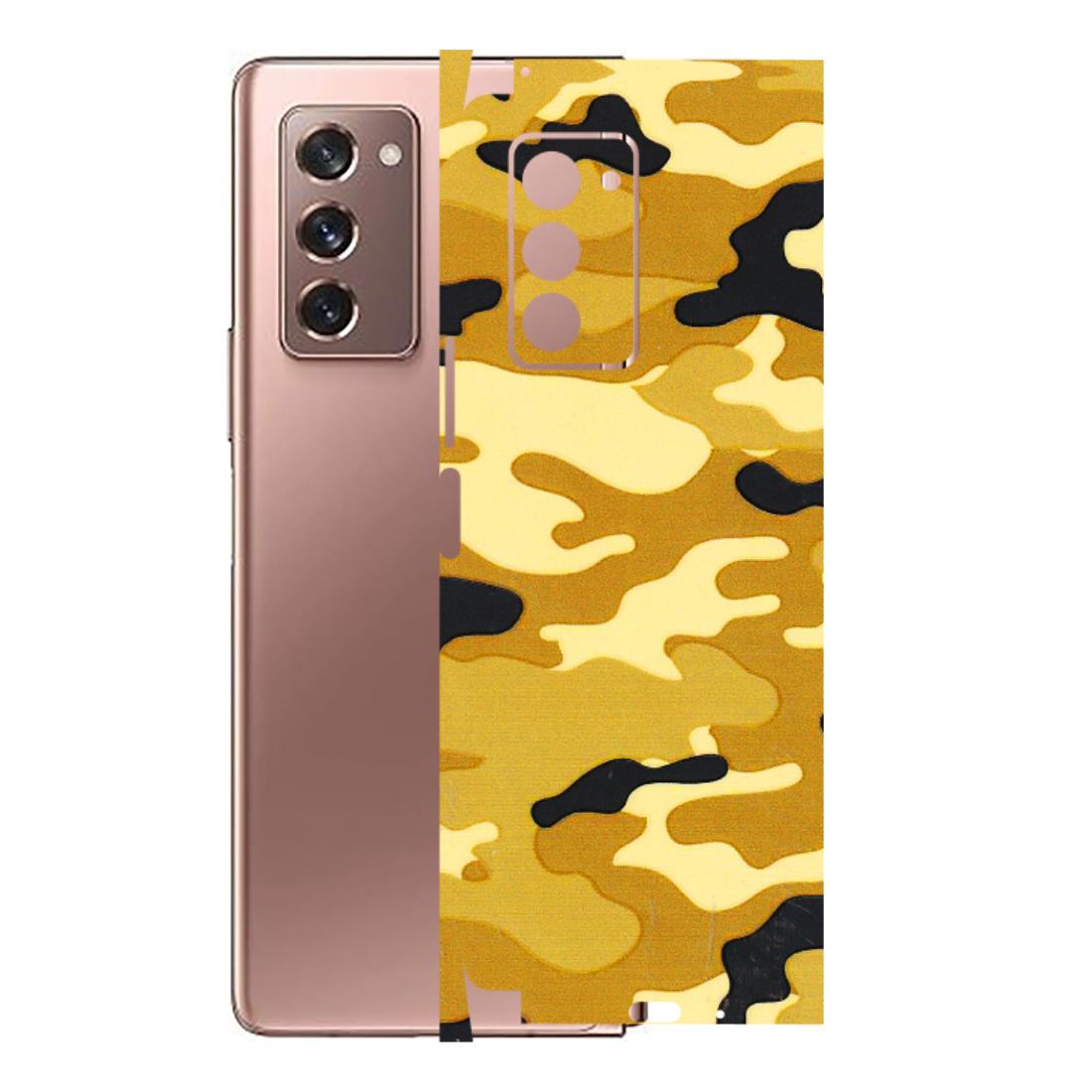 Samsung M/F/Note/Flip and C Phone Skins (All Models) - Indian Camo - 3D Embossed Finish (L-228) Samsung Galaxy Z Fold 2