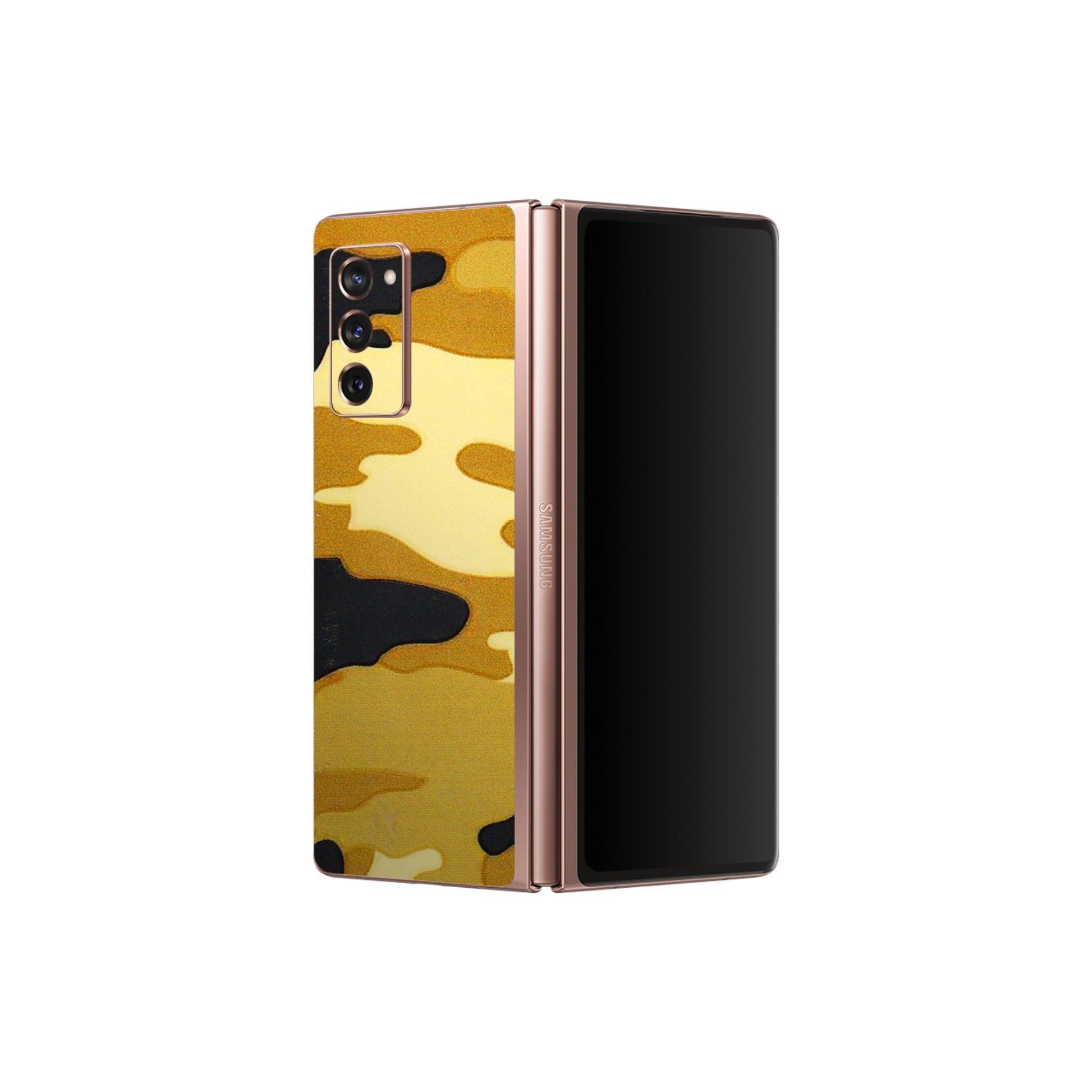 Samsung M/F/Note/Flip and C Phone Skins (All Models) - Indian Camo - 3D Embossed Finish (L-228) Samsung Galaxy Z Fold 2
