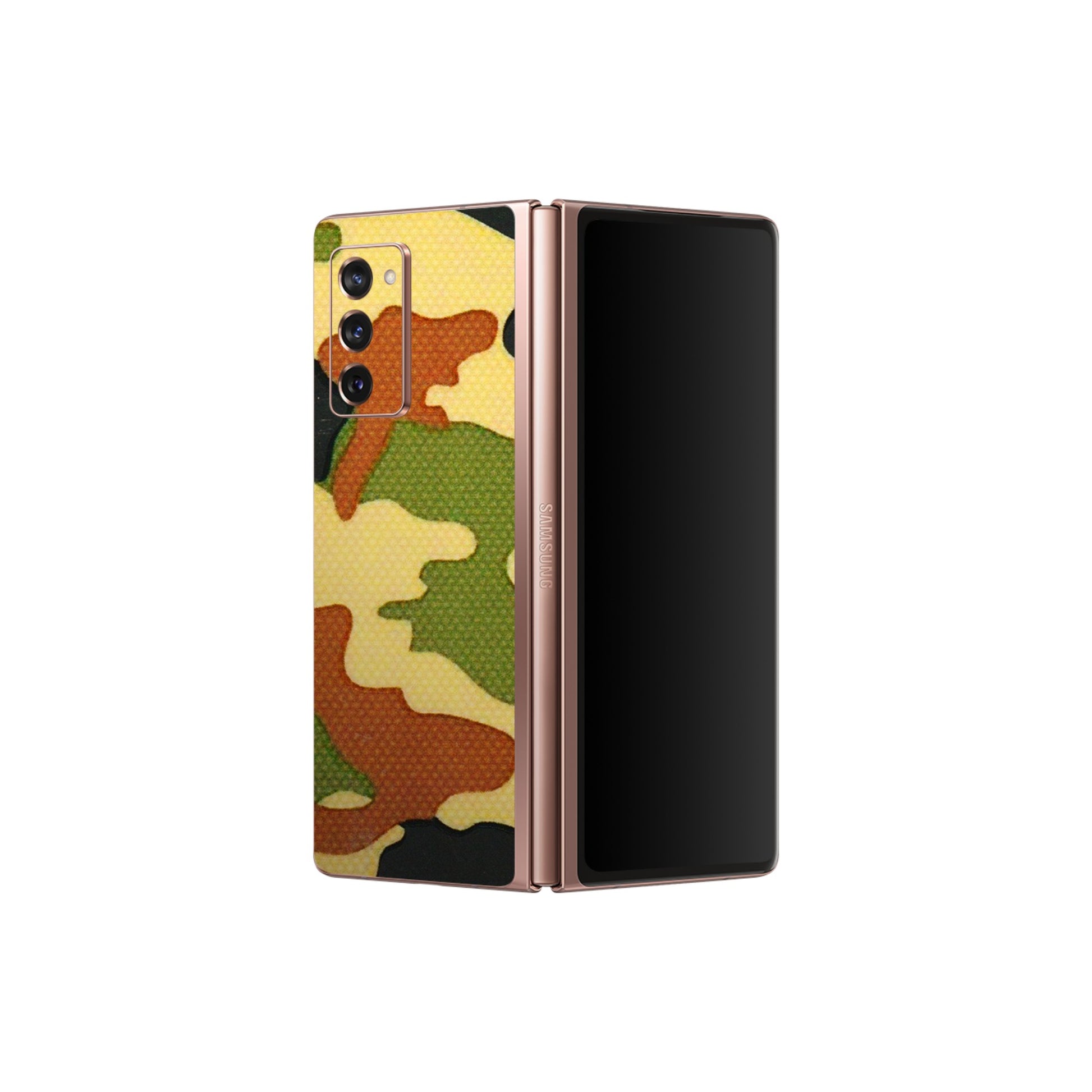 Samsung M/F/Note/Flip and C Phone Skins (All Models) - Indian Military - 3D Embossed Finish (L-234) Samsung Galaxy Z Fold 2