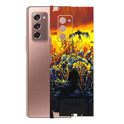 Samsung M/F/Note/Flip and C Phone Skins (All Models) - Games Doodles - 3D Embossed Finish (L-24) Samsung Galaxy Z Fold 2