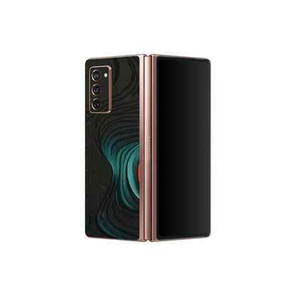 Samsung M/F/Note/Flip and C Phone Skins (All Models) - The Silky Swirl - 3D Embossed Finish (L-240) Samsung Galaxy Z Fold 2