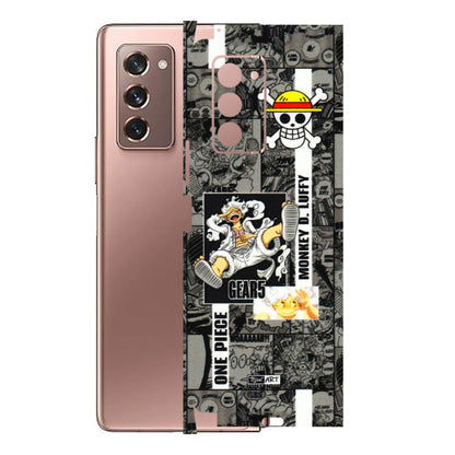 Samsung M/F/Note/Flip and C Phone Skins (All Models) - Cuffy Anime MonkeyCamic - 3D Embossed Finish (L-242) Samsung Galaxy Z Fold 2