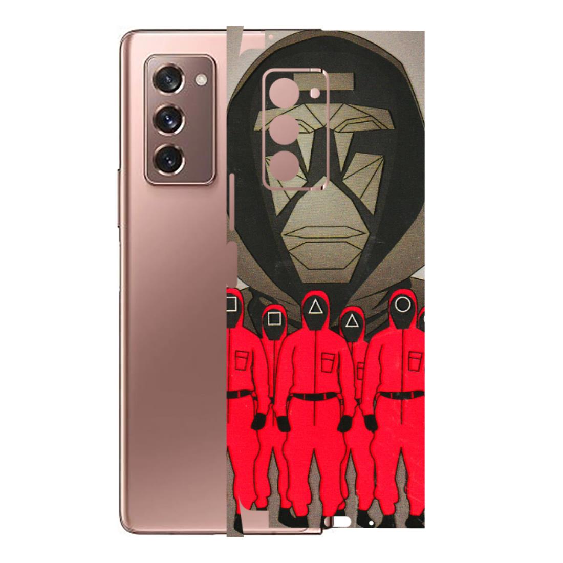 Samsung M/F/Note/Flip and C Phone Skins (All Models) - Squid Game Hero - 3D Embossed Finish (L-245) Samsung Galaxy Z Fold 2