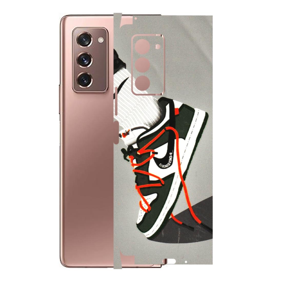 Samsung M/F/Note/Flip and C Phone Skins (All Models) - New Grey Sneaker - 3D Embossed Finish (L-261) Samsung Galaxy Z Fold 2