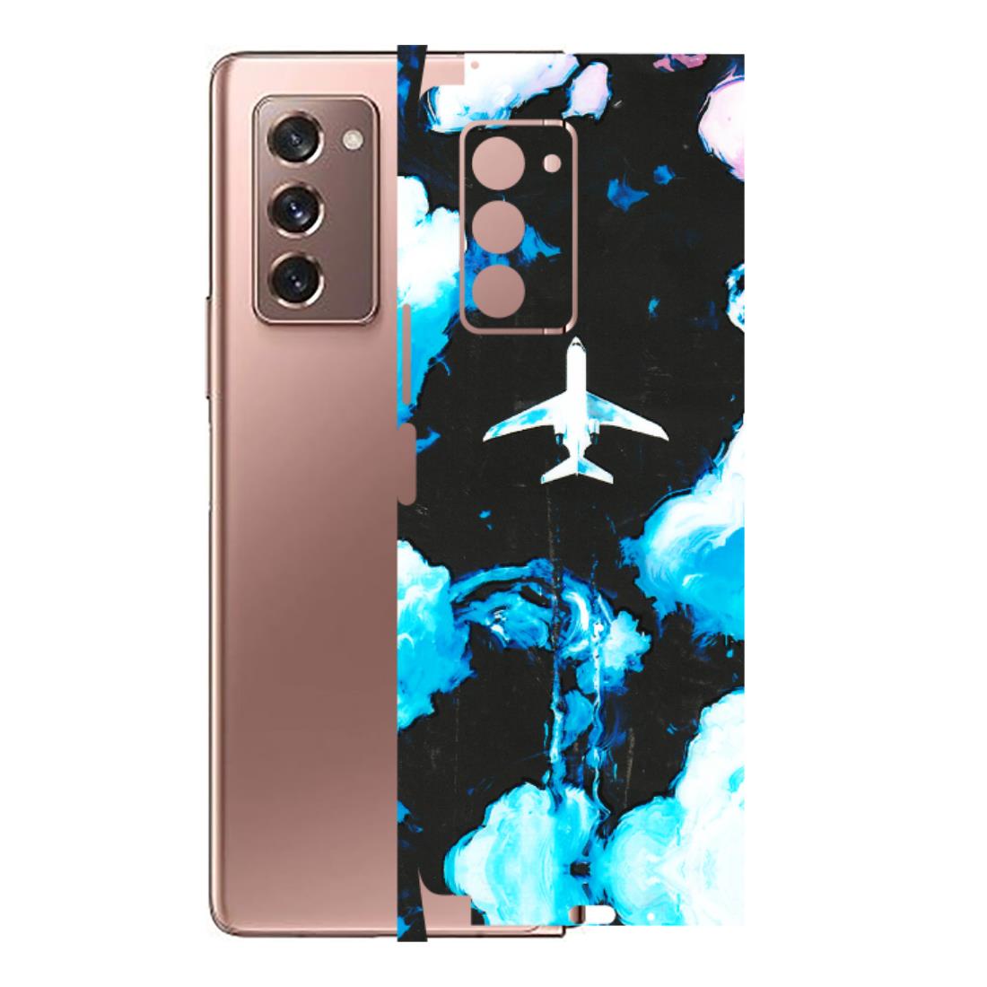 Samsung M/F/Note/Flip and C Phone Skins (All Models) - Travel In Airline - 3D Embossed Finish (L-264) Samsung Galaxy Z Fold 2