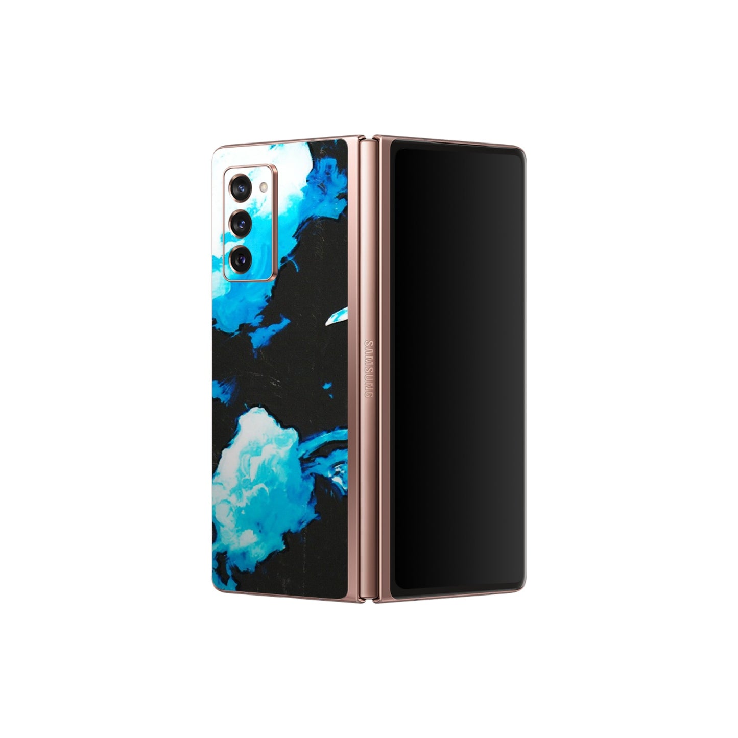 Samsung M/F/Note/Flip and C Phone Skins (All Models) - Travel In Airline - 3D Embossed Finish (L-264) Samsung Galaxy Z Fold 2