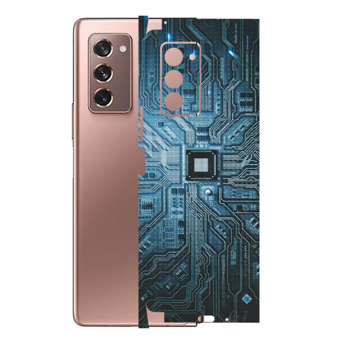 Samsung M/F/Note/Flip and C Phone Skins (All Models) - Original Circuit - 3D Embossed Finish (L-267) Samsung Galaxy Z Fold 2