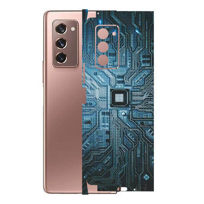 Samsung M/F/Note/Flip and C Phone Skins (All Models) - Original Circuit - 3D Embossed Finish (L-267) Samsung Galaxy Z Fold 2