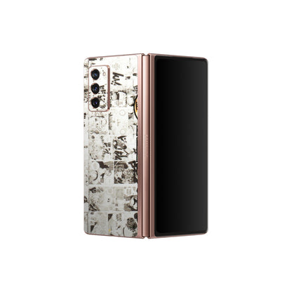 Samsung M/F/Note/Flip and C Phone Skins (All Models) - One Piece Manga - 3D Embossed Finish (L-26) Samsung Galaxy Z Fold 2
