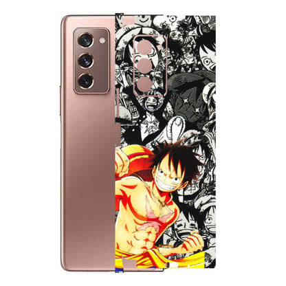 Samsung M/F/Note/Flip and C Phone Skins (All Models) - Anime Comics Games Doodles - 3D Embossed Finish (L-27) Samsung Galaxy Z Fold 2