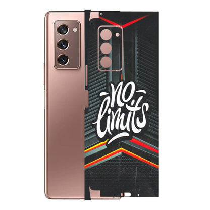 Samsung M/F/Note/Flip and C Phone Skins (All Models) - No Limits - 3D Embossed Finish (L-286) Samsung Galaxy Z Fold 2