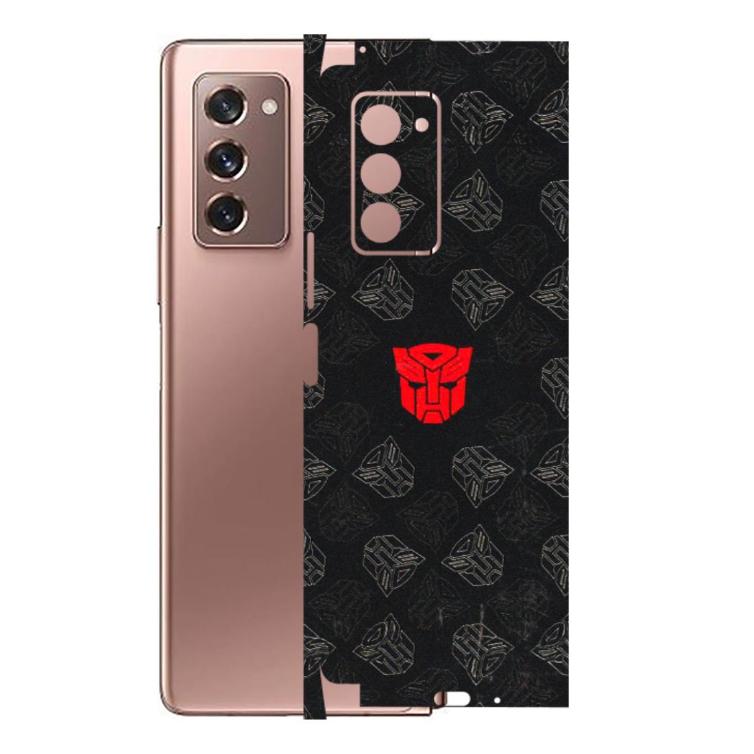 Samsung M/F/Note/Flip and C Phone Skins (All Models) - Transformers Devastation - 3D Embossed Finish (L-301) Samsung Galaxy Z Fold 2