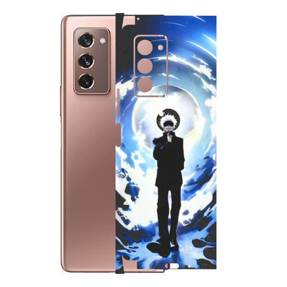 Samsung M/F/Note/Flip and C Phone Skins (All Models) - Jujustu Kaisen Anime Manga - 3D Embossed Finish (L-317) Samsung Galaxy Z Fold 2