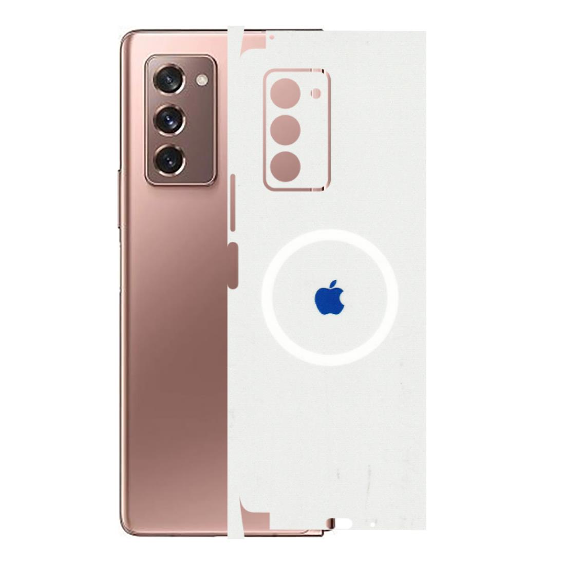 Samsung M/F/Note/Flip and C Phone Skins (All Models) - iPhone Magsafe Logo - 3D Embossed Finish (L-320) Samsung Galaxy Z Fold 2