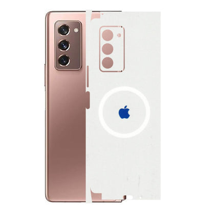 Samsung M/F/Note/Flip and C Phone Skins (All Models) - iPhone Magsafe Logo - 3D Embossed Finish (L-320) Samsung Galaxy Z Fold 2