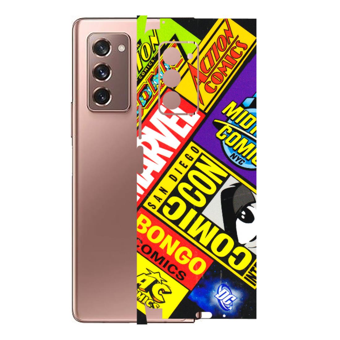 Samsung M/F/Note/Flip and C Phone Skins (All Models) - Bongo Comic Con - 3D Embossed Finish (L-325) Samsung Galaxy Z Fold 2