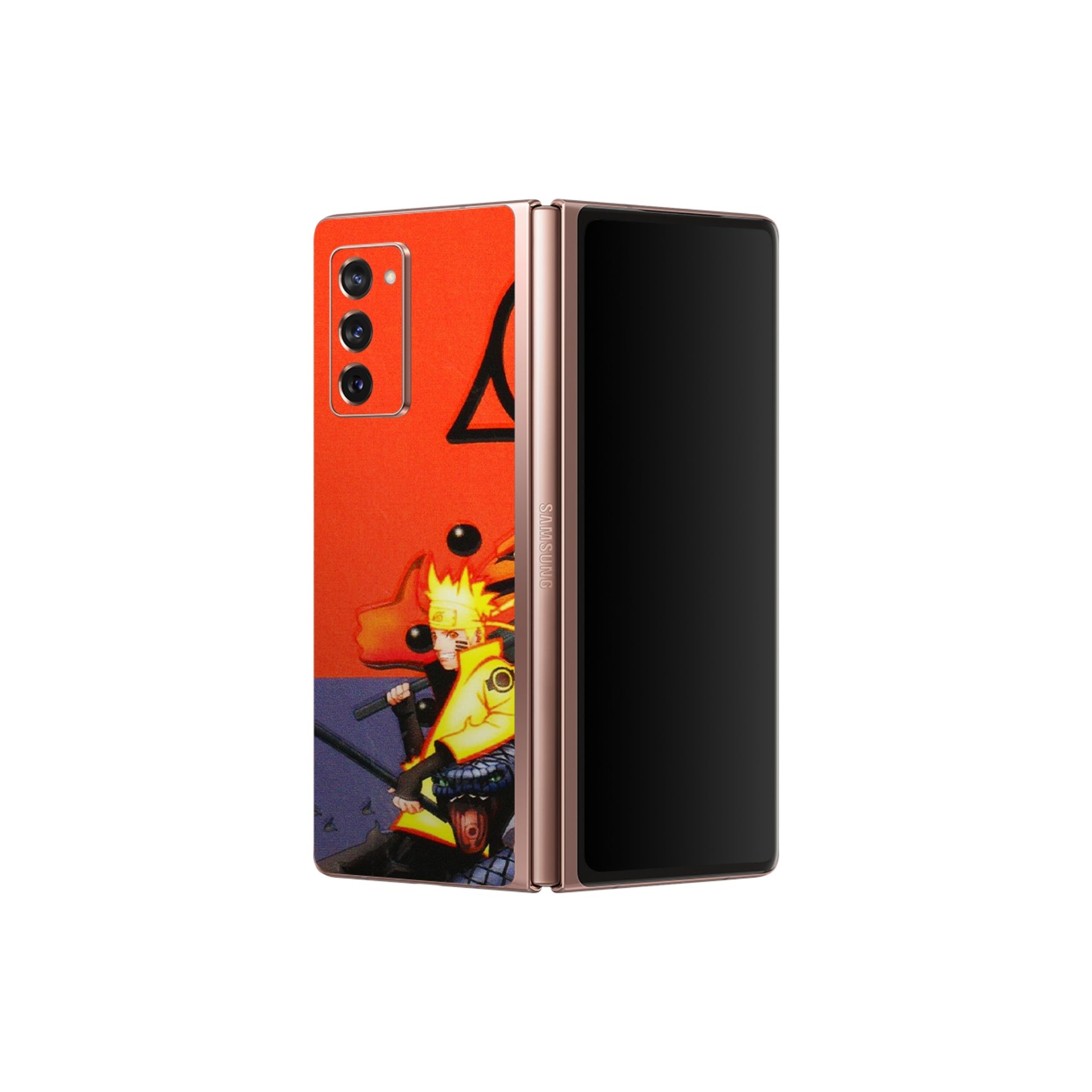 Samsung M/F/Note/Flip and C Phone Skins (All Models) - Naruto Final Fight - 3D Embossed Finish (L-33) Samsung Galaxy Z Fold 2