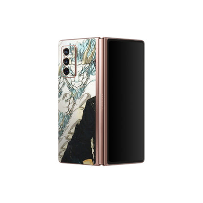 Samsung M/F/Note/Flip and C Phone Skins (All Models) - Kakashi Hatake Naruto Anime - 3D Embossed Finish (L-46) Samsung Galaxy Z Fold 2