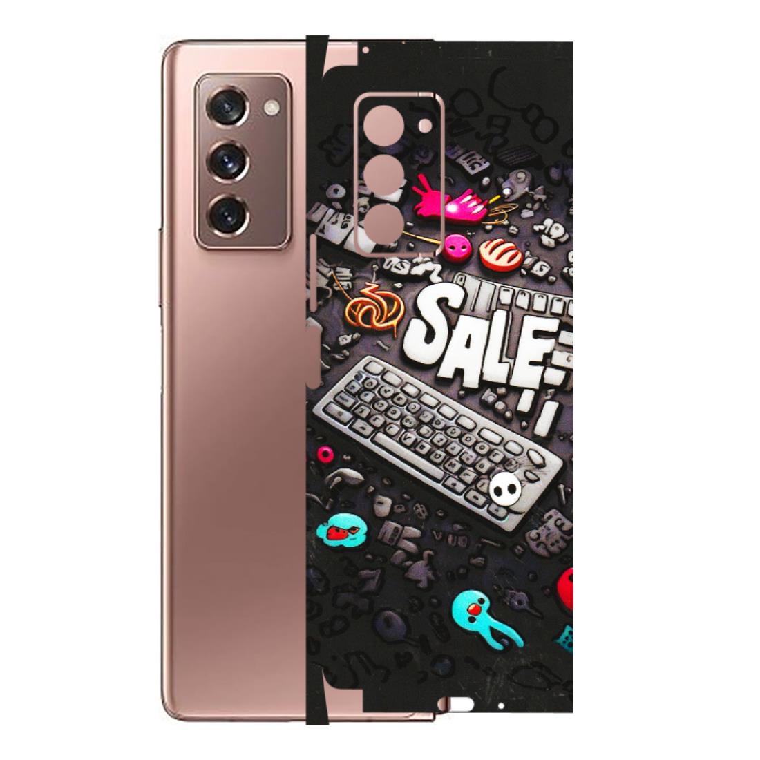 Samsung M/F/Note/Flip and C Phone Skins (All Models) - Gadgets Sale - 3D Embossed Finish (L-50) Samsung Galaxy Z Fold 2