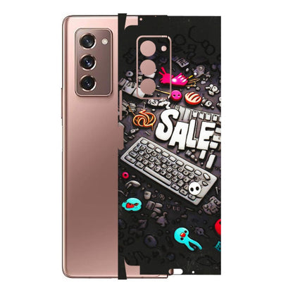 Samsung M/F/Note/Flip and C Phone Skins (All Models) - Gadgets Sale - 3D Embossed Finish (L-50) Samsung Galaxy Z Fold 2