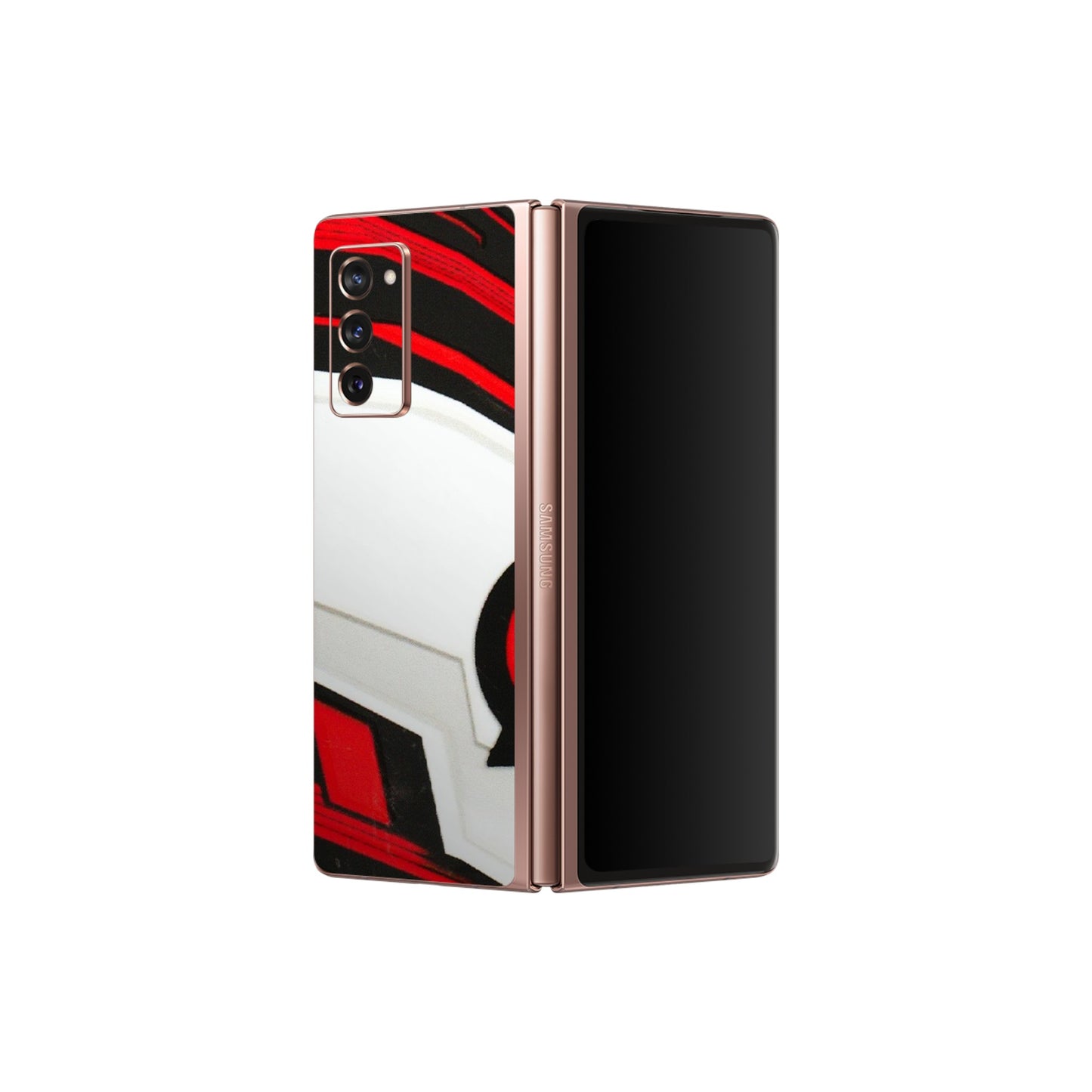 Samsung M/F/Note/Flip and C Phone Skins (All Models) - Avengers Logo - 3D Embossed Finish (L-55) Samsung Galaxy Z Fold 2