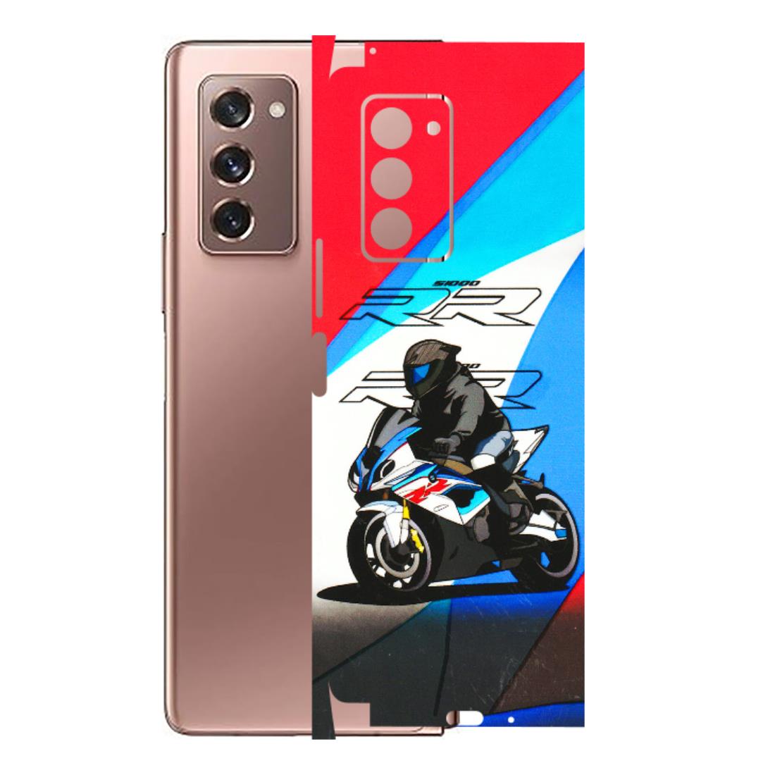 Samsung M/F/Note/Flip and C Phone Skins (All Models) - Bikers Love - 3D Embossed Finish (L-58) Samsung Galaxy Z Fold 2