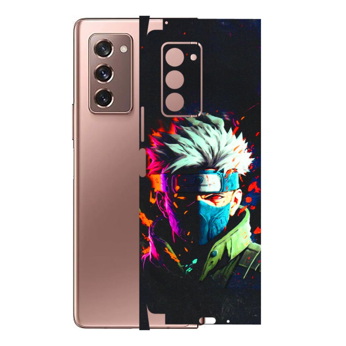 Samsung M/F/Note/Flip and C Phone Skins (All Models) - Anime Cool Character - 3D Embossed Finish (L-59) Samsung Galaxy Z Fold 2