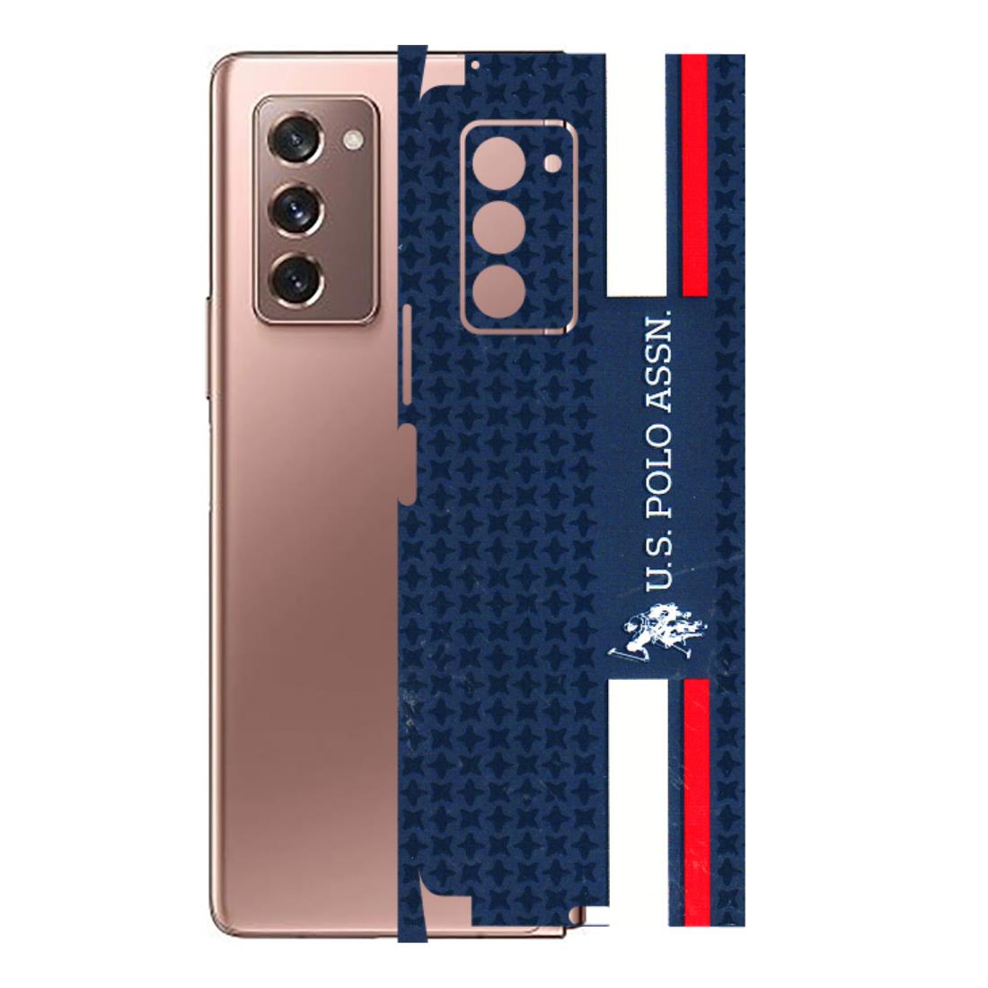 Samsung M/F/Note/Flip and C Phone Skins (All Models) - US POLO Designer Brand - 3D Embossed Finish (L-65) Samsung Galaxy Z Fold 2