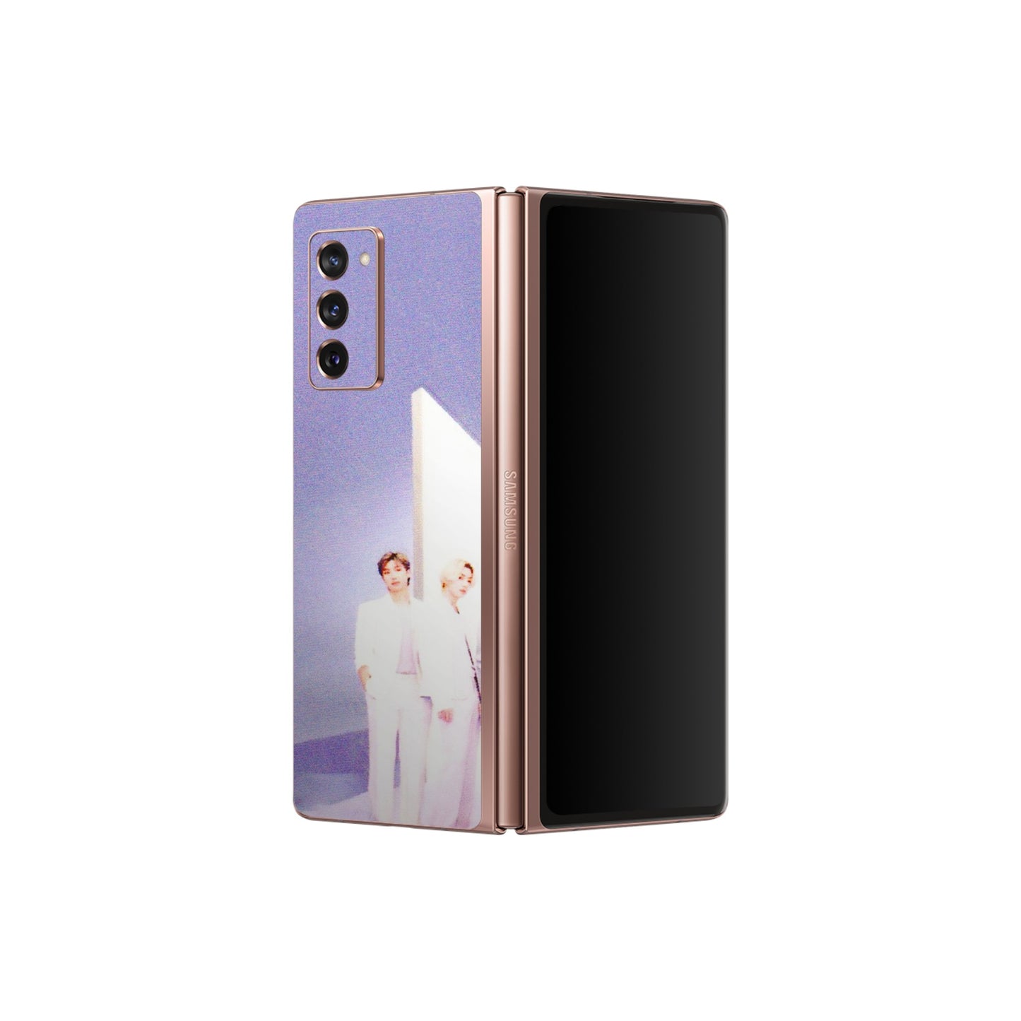 Samsung M/F/Note/Flip and C Phone Skins (All Models) - BTS - 3D Embossed Finish (L-94) Samsung Galaxy Z Fold 2