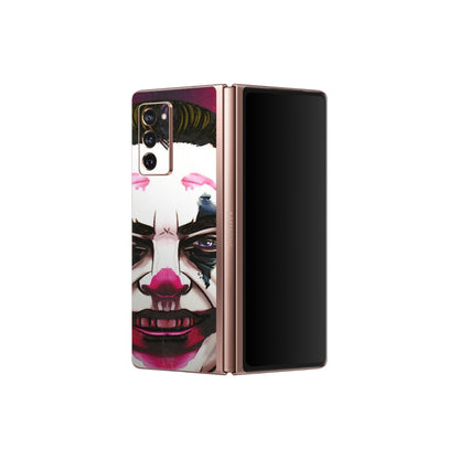 Samsung M/F/Note/Flip and C Phone Skins (All Models) - Joker Evil Laugh - 3D Embossed Finish (L-97) Samsung Galaxy Z Fold 2