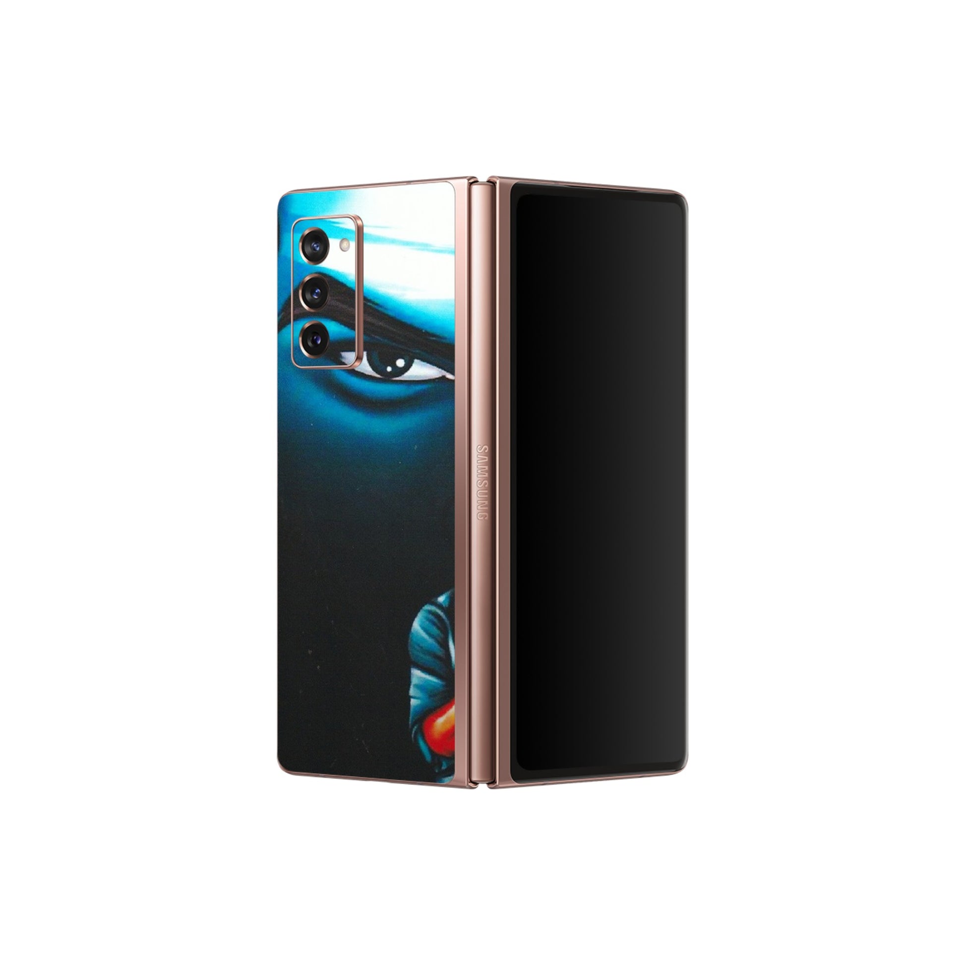 Samsung M/F/Note/Flip and C Phone Skins (All Models) - Mahakal Bhakt - Matte Finish (M-112) Samsung Galaxy Z Fold 2