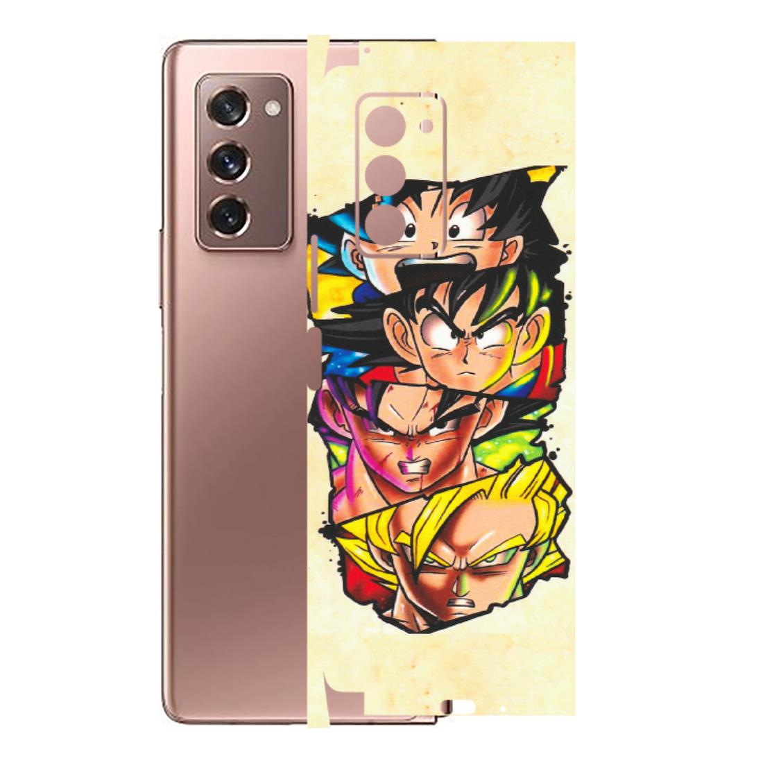Samsung M/F/Note/Flip and C Phone Skins (All Models) - Angry Multi Anime - Matte Finish (M-113) Samsung Galaxy Z Fold 2