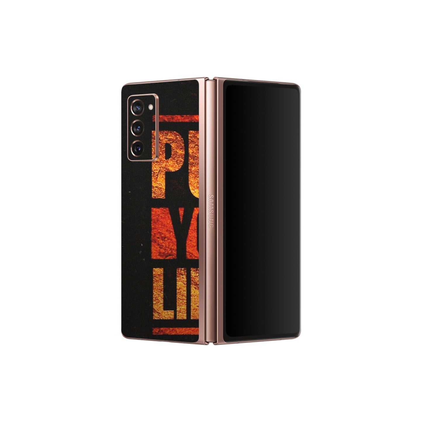 Samsung M/F/Note/Flip and C Phone Skins (All Models) - Push Your Limits - Matte Finish (M-118) Samsung Galaxy Z Fold 2