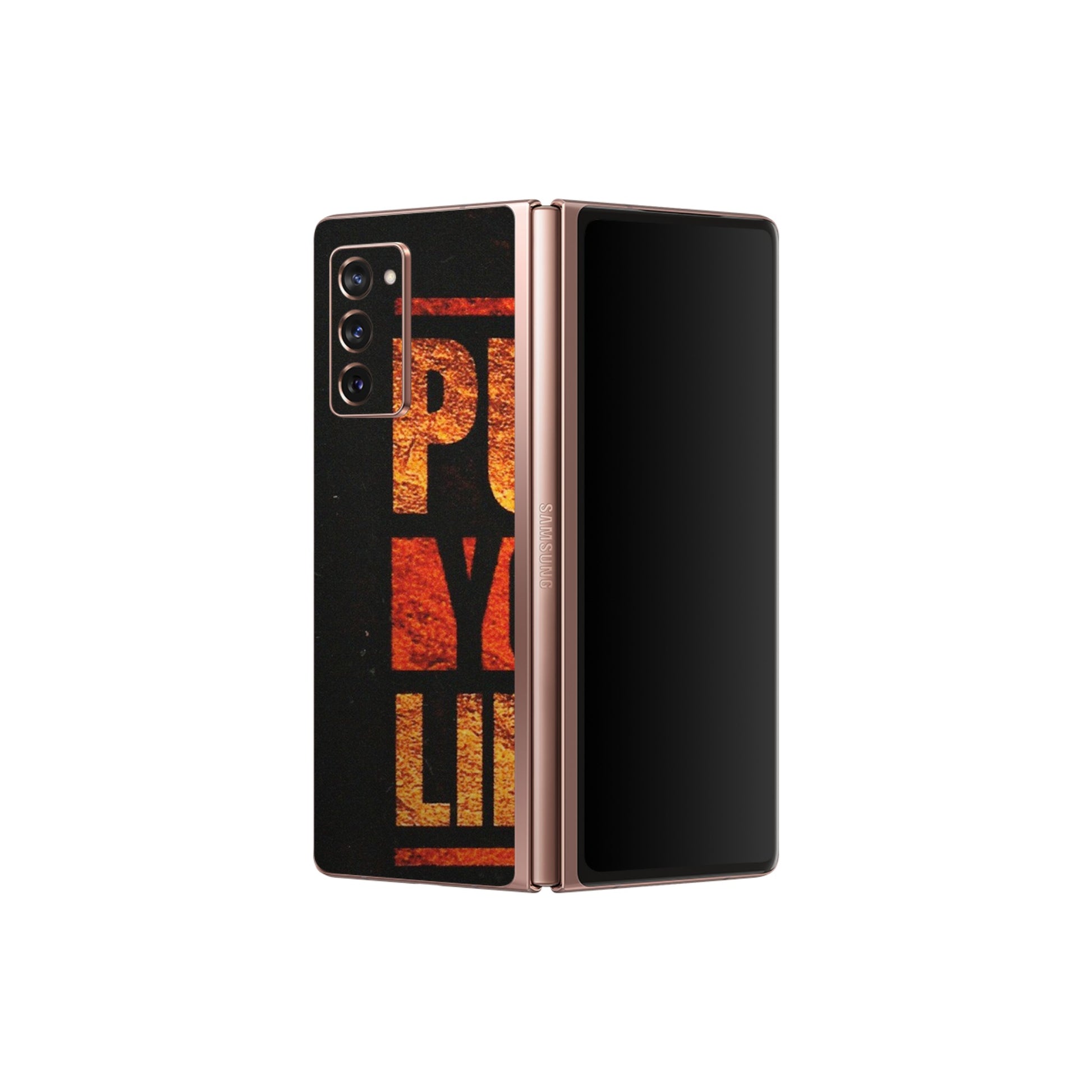Samsung M/F/Note/Flip and C Phone Skins (All Models) - Push Your Limits - Matte Finish (M-118) Samsung Galaxy Z Fold 2