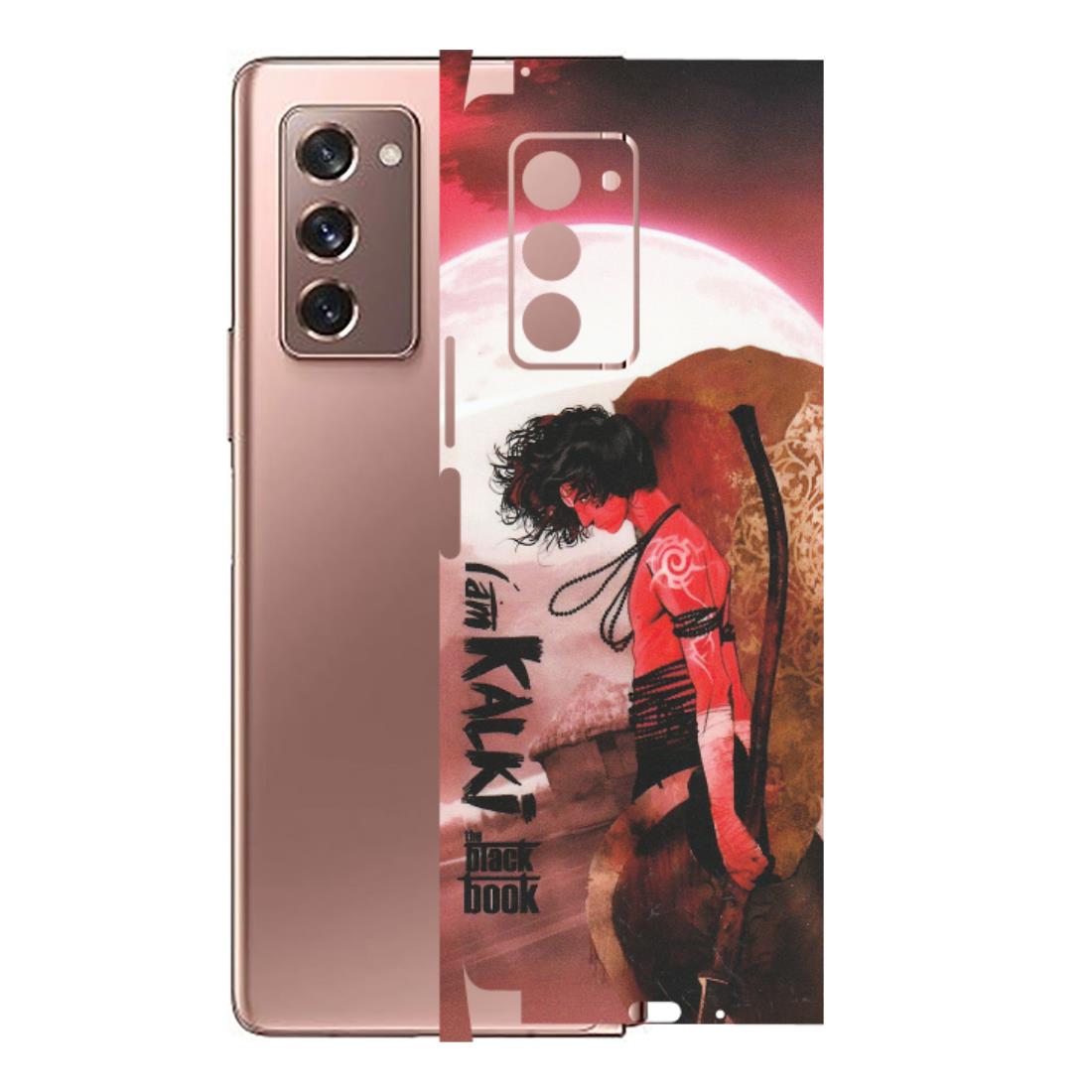 Samsung M/F/Note/Flip and C Phone Skins (All Models) - The Black Book Kalia Anime - Matte Finish (M-129) Samsung Galaxy Z Fold 2