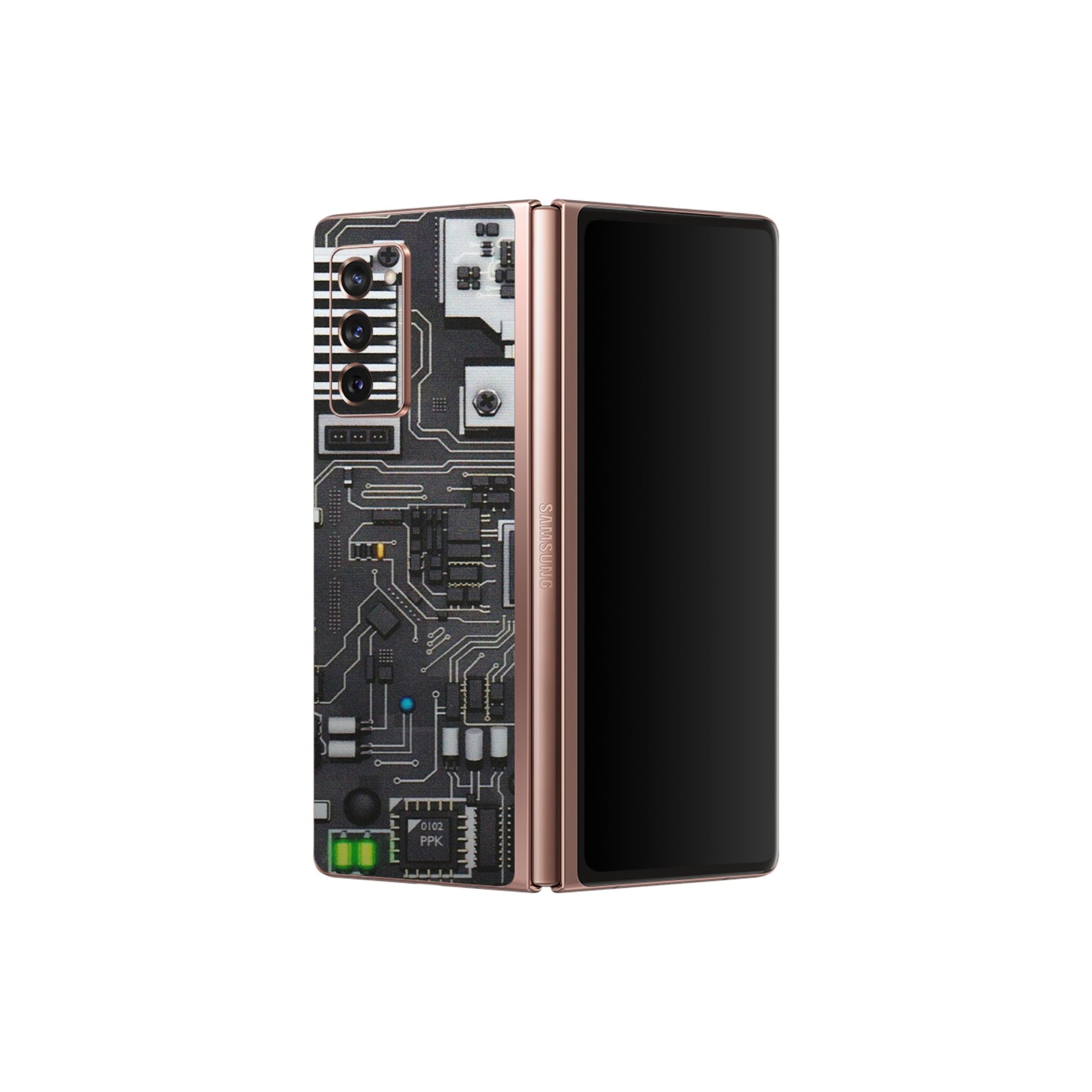 Samsung M/F/Note/Flip and C Phone Skins (All Models) - Motherboard Internals - Matte Finish (M-135) Samsung Galaxy Z Fold 2