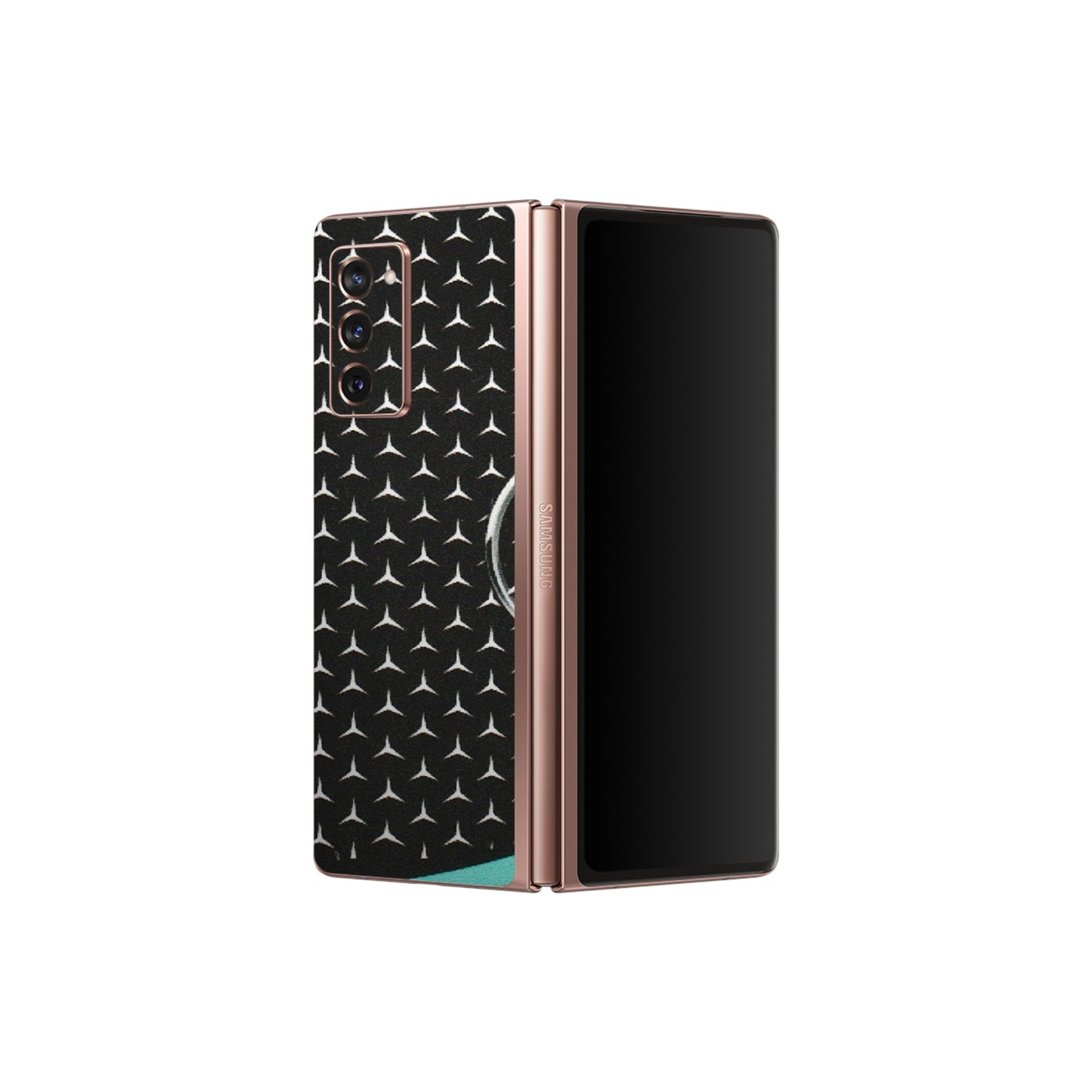 Samsung M/F/Note/Flip and C Phone Skins (All Models) - Benz Classy - Matte Finish (M-13) Samsung Galaxy Z Fold 2