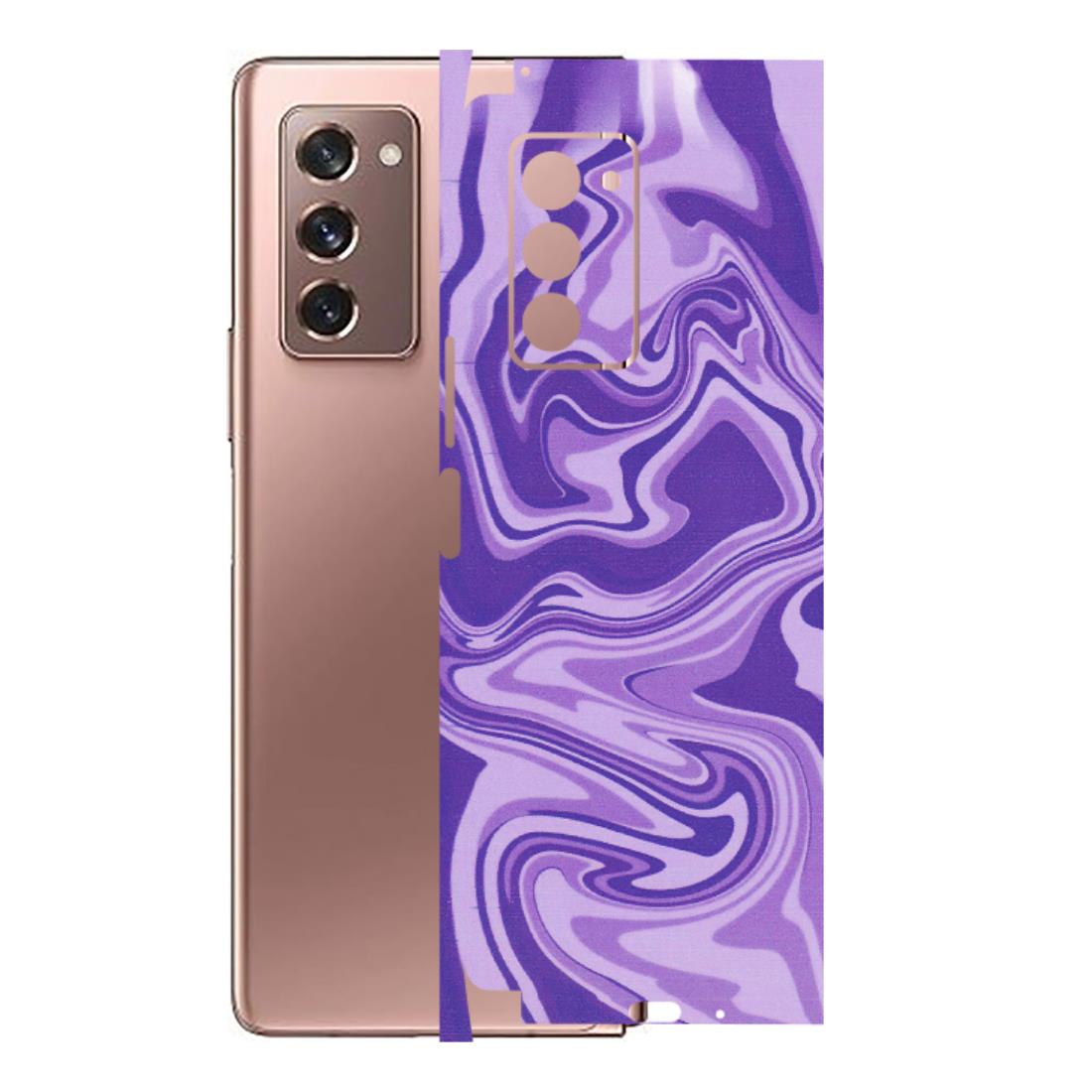 Samsung M/F/Note/Flip and C Phone Skins (All Models) - Hazy Purple Nights - Matte Finish (M-14) Samsung Galaxy Z Fold 2