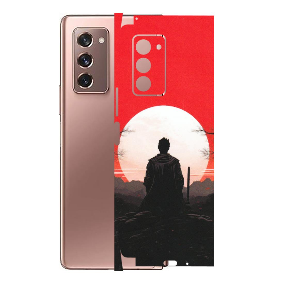 Samsung M/F/Note/Flip and C Phone Skins (All Models) - Samurai Anime - Matte Finish (M-141) Samsung Galaxy Z Fold 2